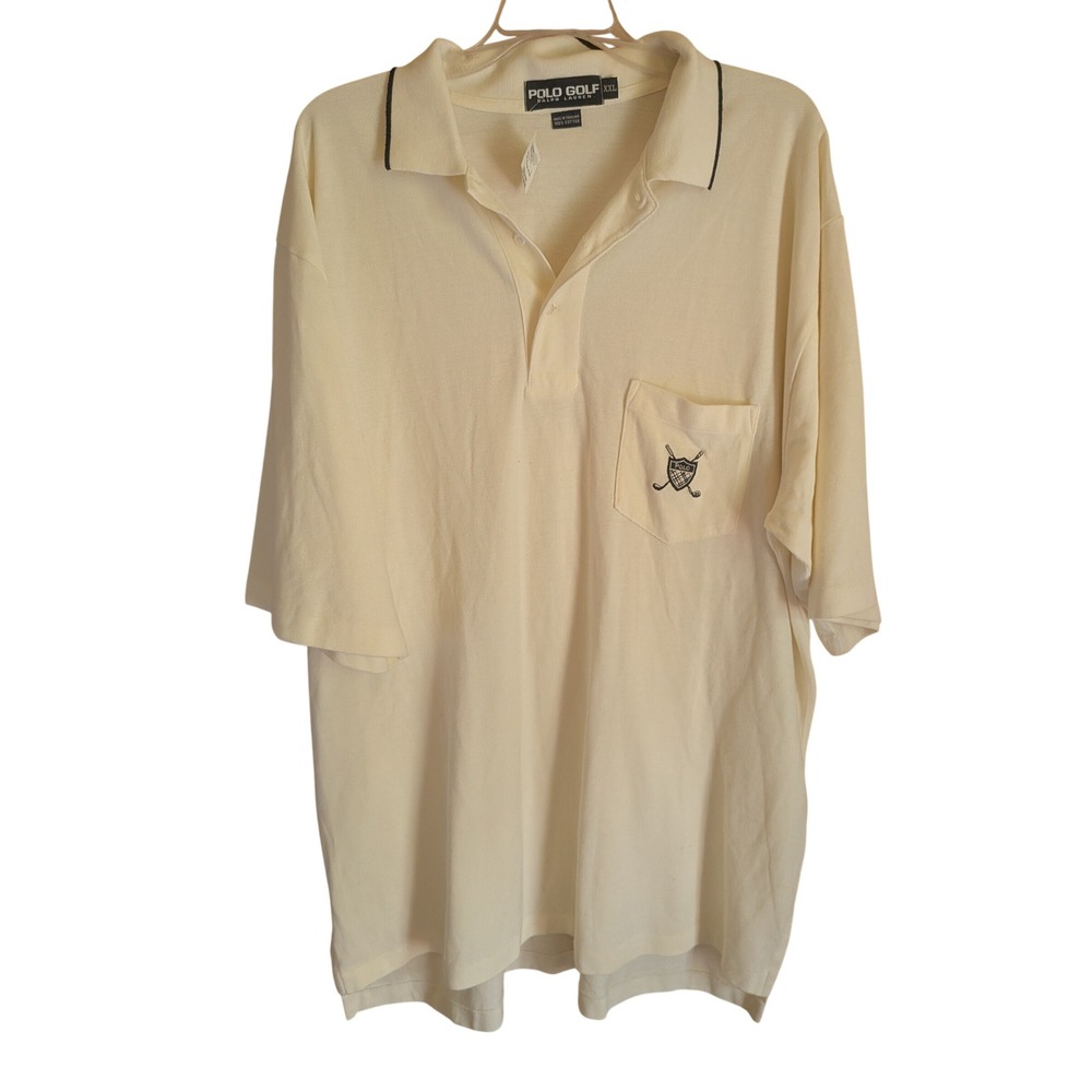 Vtg Polo Golf Ralph Lauren Polo Shirt Mens XXL Old Money Preppy Golfcore Classic